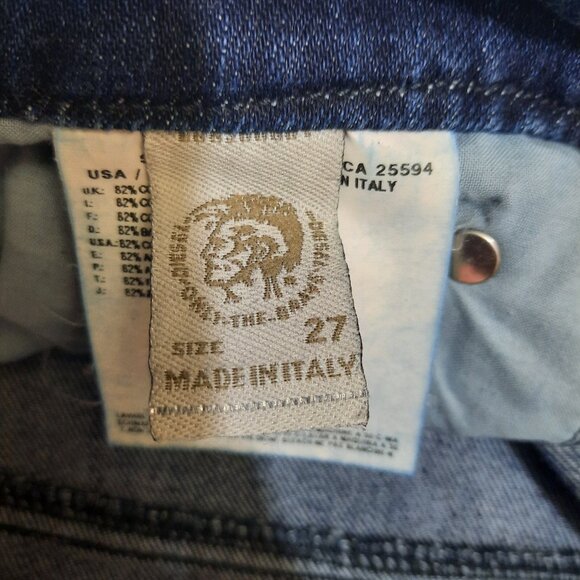 Y2K Diesel Industry Low Rise Bootcut Jeans Deadstock With Tag Size 27 x 34 - Picture 12 of 13